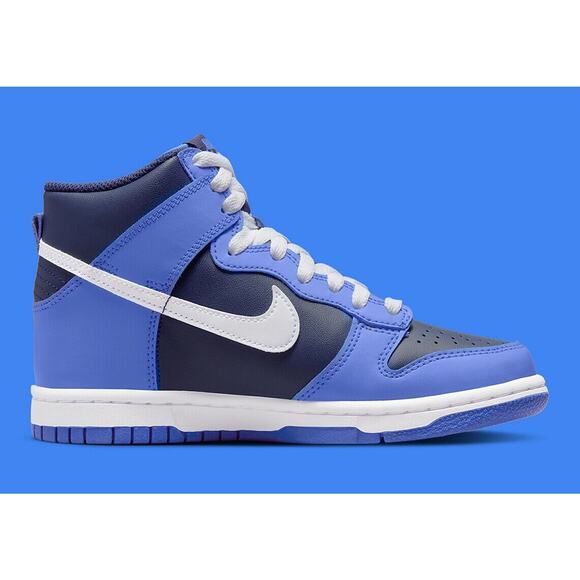 NEW Nike Dunk High GS Medium Blue White DB2179 400 - SIZE 5Y = 5 MEN / 6.5 WOMEN main image 5